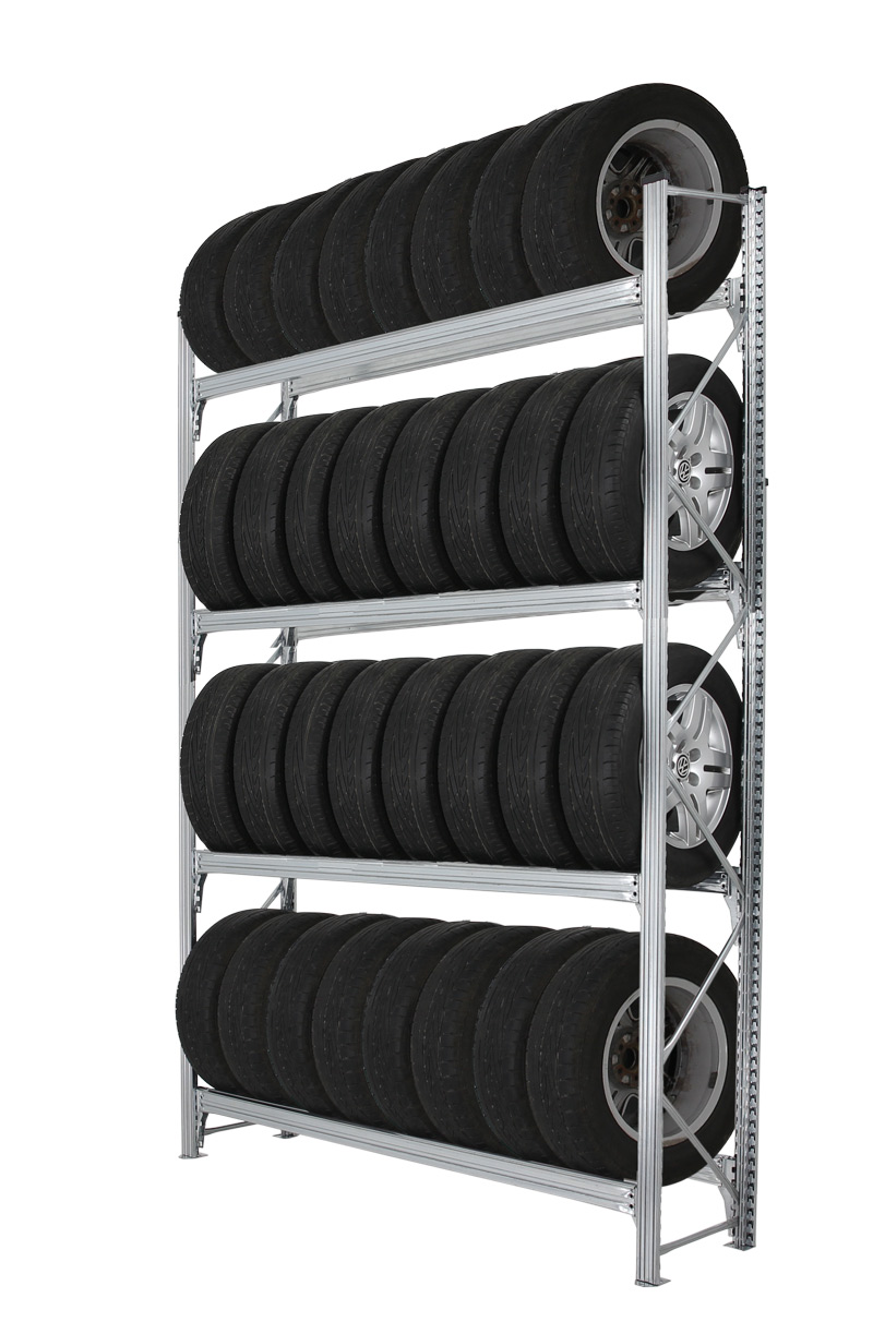 Rack de rangement pour pneus, avec ou sans jantes - UNISHELF