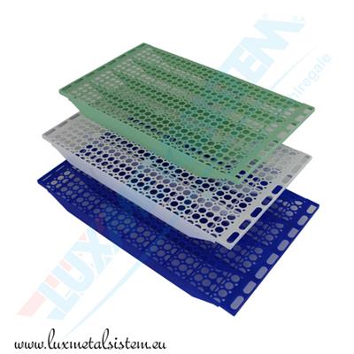Tablettes Polypropylène pour rayonnage Inox
