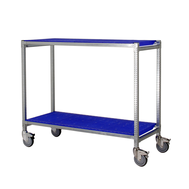 Chariot Multifonction INOX Bleu - P. 92 cm