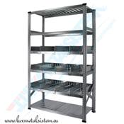 Rayonnage  sparateurs - Elment Dpart-Suivant - H : 1.97 m