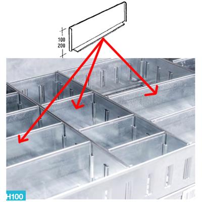 Verticales Trennelement SU H. 10 cm und H. 20 cm