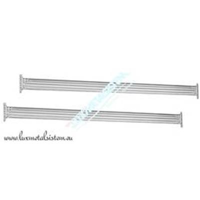 Paire de Lisses acier galvanisé - L. 2.70 m