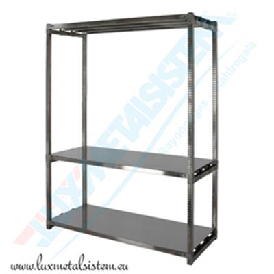 Rayonnage Inox - Elém. Départ Tablettes Inox