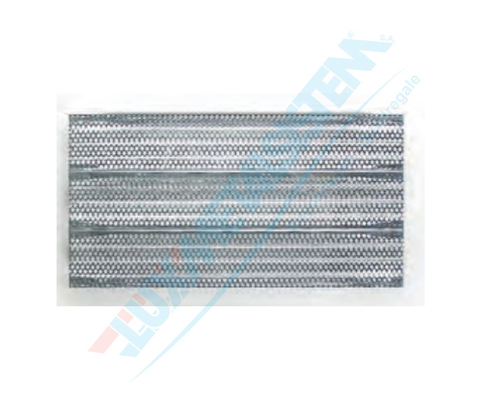 Tablette acier galvanisé H.25 perforation à 50 %