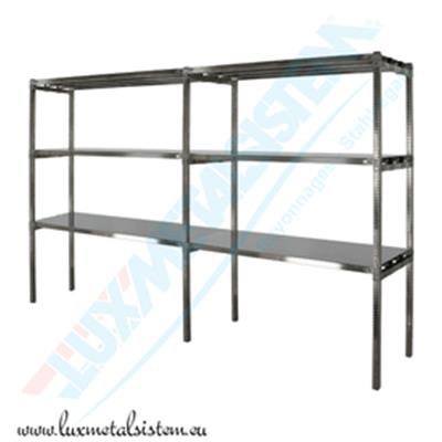 Rayonnage Inox Tablettes - 2 éléments
