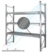 RAYONNAGE Mi-Lourd - Tablettes perforées 50 %