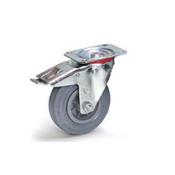 Roue pivotante avec frein 125 x 38 mm