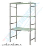 Rayonnage Inox - Elém. Départ PP Vert
