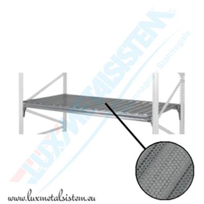 Niveau Tablettes Acier Perforé 50 % - Rayonnage Mi-Lourd