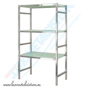 Rayonnage Inox - Elém. Départ PP Vert