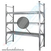 RAYONNAGE Mi-Lourd - Tablettes perforées 50 %