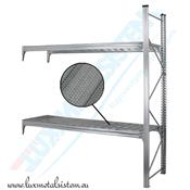 RAYONNAGE Mi-Lourd - Tablettes perforées 50 %