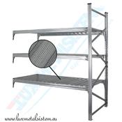 RAYONNAGE Mi-Lourd - Tablettes perforées 50 %