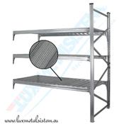RAYONNAGE Mi-Lourd - Tablettes perforées 50 %