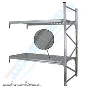 RAYONNAGE Mi-Lourd - Tablettes perforées 50 %