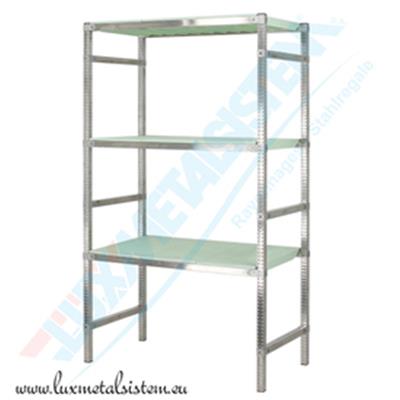 Rayonnage Inox - Elém. Départ PP Vert