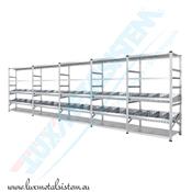 Rayonnage avec Bacs Modulaires - H : 1.97 m