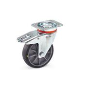 Roue pivotante avec frein 125 x 32 mm